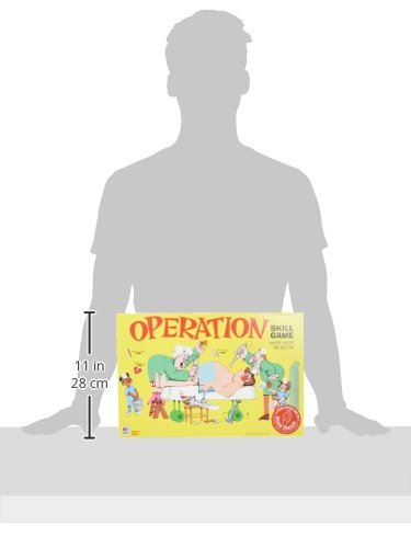 Hasbro Gaming Operation Electronic Board Game, Family Games for Kids Ages 6+, Kids Board Games for 1+ Players, Funny Games for Kids, Easter Gifts for Boys and Girls ( Exclusive)