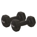 Sunny Health & Fitness Neoprene Coated Hex Shaped Dumbbell Non-Slip Fitness Weights for Home Gym Exercise, Full Body Workout Strength Building, Weight Loss, Sold in Pairs - Sizes - 2LB, 5LB, 8LB, 10LB