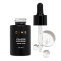 DIME Beauty Hyaluronic Acid Serum - Ultra Hydrating Anti-Aging Face Serum for Dry Skin, Plumping and Smoothing Fine Lines, Lightweight, Vegan, Cruelty-Free Facial Serum, 1 oz / 30 ml