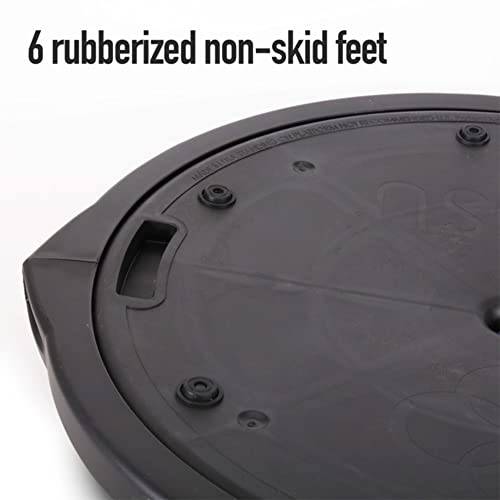 Bosu Balance Ball Exercise Trainer, Home Gym Equipment w/Guided Workouts & Pump, 26" Inflatable Fitness Platform for Strength Training, Standing, Balancing, and Core Workout
