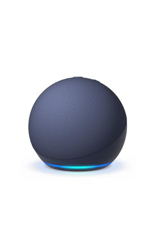 Echo Dot (newest model) - Vibrant sounding speaker, Designed for Alexa+, Great for bedrooms, dining rooms and offices, Deep Sea Blue
