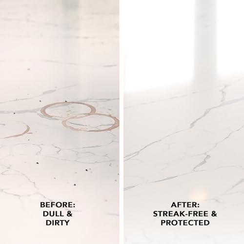 Weiman Quartz Countertop Cleaner and Polish (2 Pack w/Micro Towel) Clean and Shine Your Quartz Countertops Islands and Stone Surfaces with Ultra Violet Protection