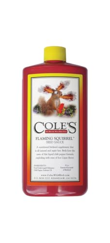 Cole's FS16 Flaming Squirrel Seed Sauce, 16-Ounce