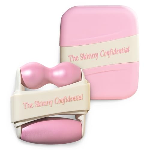 The Skinny Confidential Mint Ice Roller for Face - Compact Facial Skin Care Tools for Sculpting & Contouring - Cold Therapy Facial Rollers May Reduce Puffiness & Redness - Beauty Gifts for Women & Men