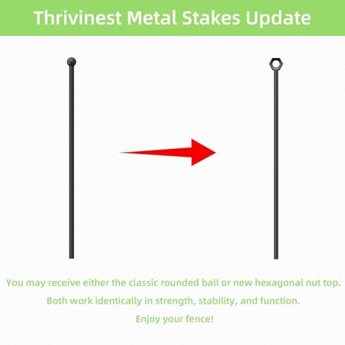 Decorative Garden Fence 17in x10ft, 10 Pack Rustproof Metal No Dig Fence Animal Barrier for Dog, Arched Flower Bed Edging Ornamental Wire Border Panel Fencing for Yard Patio Outdoor Decor