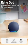 Echo Dot (newest model) - Vibrant sounding speaker, Designed for Alexa+, Great for bedrooms, dining rooms and offices, Deep Sea Blue