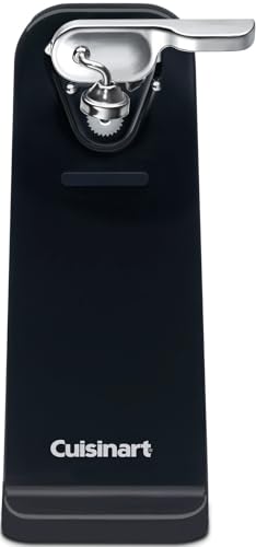 Cuisinart Can Opener with One-Touch Operation, Electric Can Opener for Kitchen Including Magnetic Lid Holder, Automatic Can Opener with Easy Clean Design and Nonslip Base, Black, CCO-50BKN