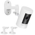 2Pack Adjustable Security Wall Mount Bracket for Ring Stick Up Cam & Ring Outdoor Cam Plus, Perfect View Angle for Your Surveillance Camera System - White