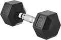 Basics Rubber Hex Dumbbell Hand Weight