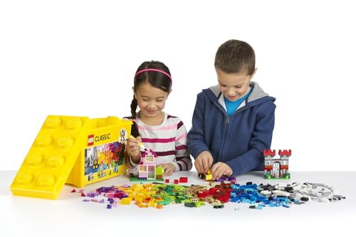 LEGO Classic Large Creative Brick Box 10698 Building Set, Toy Storage Solution for Home or Classrooms, Interactive Building Toy for Kids, Boys, and Girls