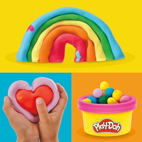 Play Doh Bulk Handout 42-Pack of 1-Ounce Modeling Compound Cans, Back to School Gifts, Prizes, & Party Favors, Kids Arts & Crafts, Preschool Toys, Ages 2+ ( Exclusive)