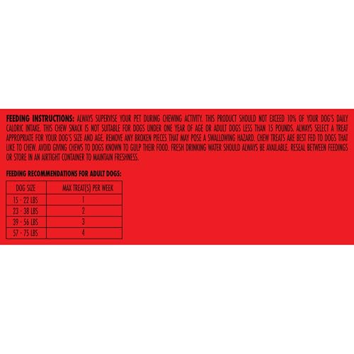 Milk-Bone Comfort Chews, Dog Chews with Unique Chewy Texture and Real Beef, 40.8 Oz. Bag (16 Chews)