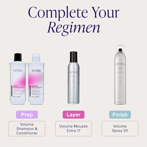 Kenra Professional Volume Spray 25 | Super Hold Finishing & Styling Hairspray | Flake-free & Fast-drying | Wind & Humidity Resistance | All Hair Types