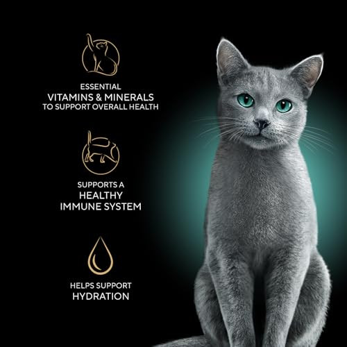 Sheba Perfect Portions Wet Cat Food Cuts in Gravy, Cat Food Wet Recipe, Roasted Chicken Entree, with Sustainable Salmon, Tender Turkey Entree, 2.6 oz. Twin-Pack Trays (24 Count, 48 Servings)