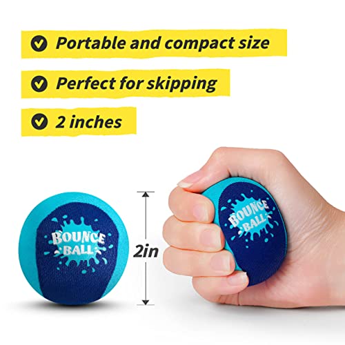 Bambilo Water Skipping Ball | 2-Pack Bounce Balls | Water Bouncing Beach Balls & Grip Ball | Pool Toys for Kids Age 5-8-12 | Great Summer Water Toy for Beach Swimming Pool River Lake