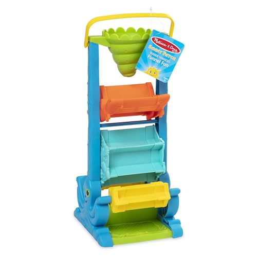 Melissa & Doug Seaside Sidekicks Funnel Fun Sand and Water Toy - Kids Outdoor Toys and Beach Toys for Toddlers, Encourages Sensory Play, Ages 2+