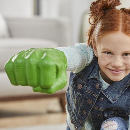 Marvel Hulk Gamma Smash Fists, Soft Foam Role Play Toy, Avengers Super Hero Toys for Kids Ages 5 and Up