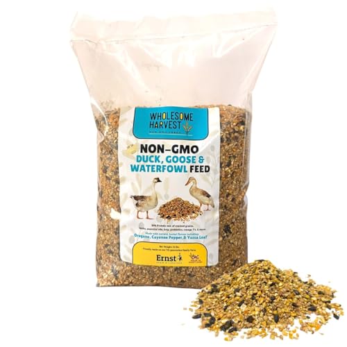 Duck, Goose, Waterfowl Layer Feed 10 lb, High Protein Specially Formulated to Promote Egg Production and Healthy Flocks