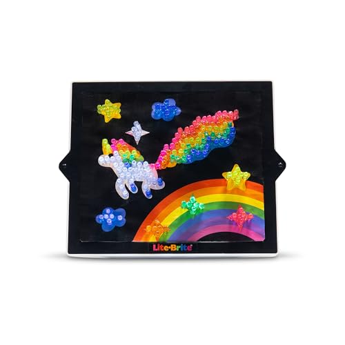 Lite Brite Classic, Favorite Retro Toy - Create Art with Light, STEM, Educational Learning, Holiday, Birthday, Gift, Boys, Kid, Toddler, Girls Age 4+