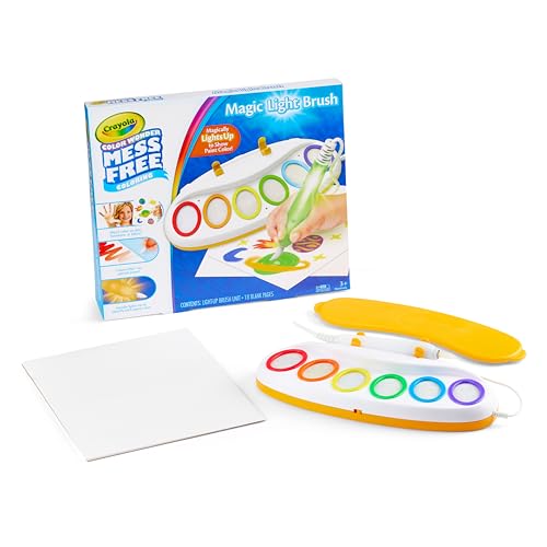 Crayola Color Wonder Magic Light Brush, Mess Free Painting Station for Kids, Gift for Kids, Learning Toddler Activity Toy, Ages 3+