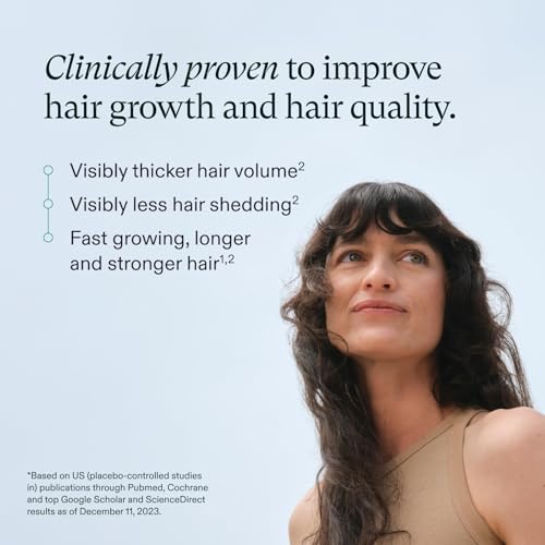 Nutrafol Women's Hair Growth Supplements, Ages 18-44, Clinically Tested for Visibly Thicker and Stronger Hair, Dermatologist Recommended - 1 Month Supply