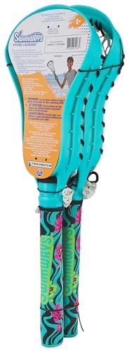 SwimWays Hydro Lacrosse, Waterproof Lacrosse Set, Outdoor Games for Adults and Kids, Sports Equipment, Pool Party Games and Toys, Blue