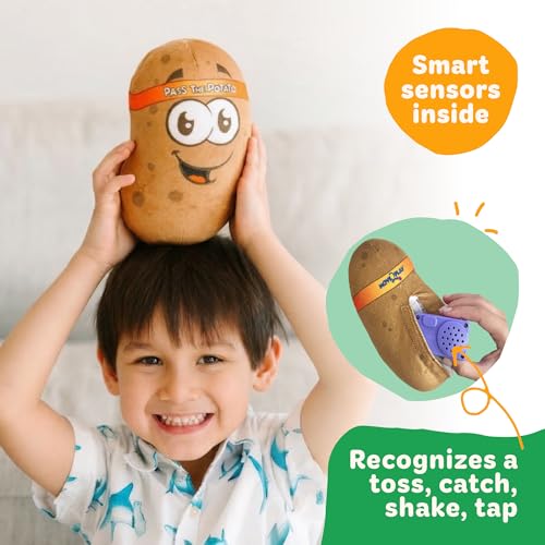 Move2Play, Pass The Potato | Hilariously Wild & Fun Kids Game | Easter Gift for Kids | Easter Basket Stuffer | Indoor/Outdoor Toy for Toddlers & Kids Ages 3-8+ | Summer & Camping Fun