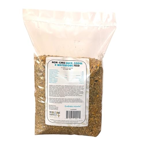 Duck, Goose, Waterfowl Layer Feed 10 lb, High Protein Specially Formulated to Promote Egg Production and Healthy Flocks