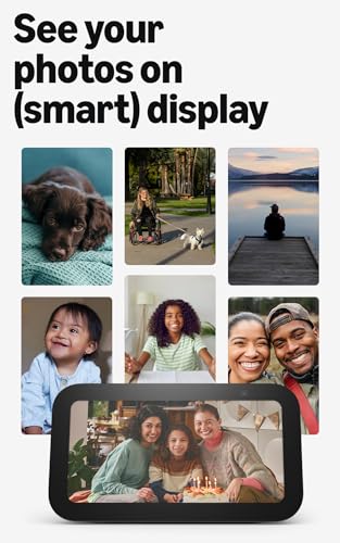 Echo Show 5 (newest model), Smart display, Designed for Alexa+, 2x the bass and clearer sound, Charcoal