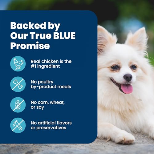 Blue Buffalo Life Protection Formula Chicken & Brown Rice Small Breed Senior Dry Dog Food, Supports Immunity With Antioxidant-Rich LifeSource Bits, Promotes Healthy Muscles, Skin & Coat Health, 5 lbs.