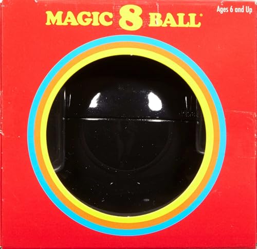 Mattel Games Magic 8 Ball Novelty Fortune-Telling Toy, Retro Look for Kids, Grown-Ups, Families, Parties & Travel ( Exclusive)