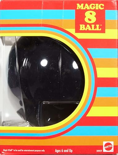 Mattel Games Magic 8 Ball Novelty Fortune-Telling Toy, Retro Look for Kids, Grown-Ups, Families, Parties & Travel ( Exclusive)