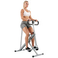 Sunny Health & Fitness Smart Row-N-Ride Glute & Leg Trainer, Foldable Squat Assist Rower with Exclusive SunnyFit App Connection