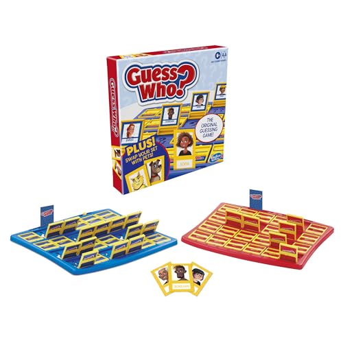 Hasbro Gaming Guess Who? Board Game, with People and Pets Cards, The Original Guessing Game for Kids, Ages 6 and Up, Easter Gifts for Boys and Girls ( Exclusive)