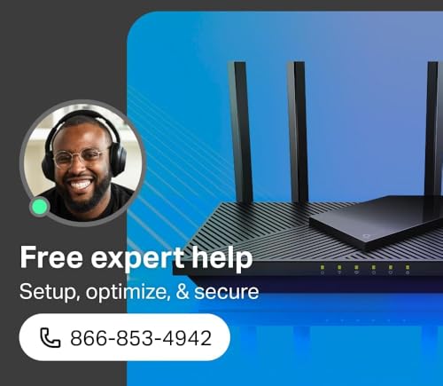 TP-Link AX1800 WiFi 6 Router (Archer AX21 V5) – Dual Band Wireless Internet, Gigabit, Easy Mesh, Works with Alexa - A Certified for Humans Device, Free Expert Support