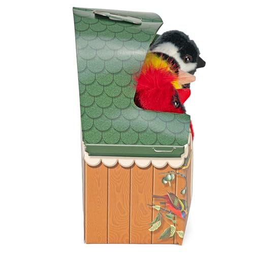 Wild Republic Audubon Birds Collection with Authentic Bird Sounds, Northern Cardinal, American Goldfinch, Chickadee, Bird Toys for Kids and Birders 3 Count (Pack of 1)