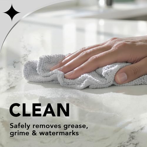 Weiman Quartz Countertop Cleaner and Polish (2 Pack w/Micro Towel) Clean and Shine Your Quartz Countertops Islands and Stone Surfaces with Ultra Violet Protection