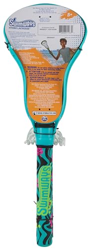 SwimWays Hydro Lacrosse, Waterproof Lacrosse Set, Outdoor Games for Adults and Kids, Sports Equipment, Pool Party Games and Toys, Blue