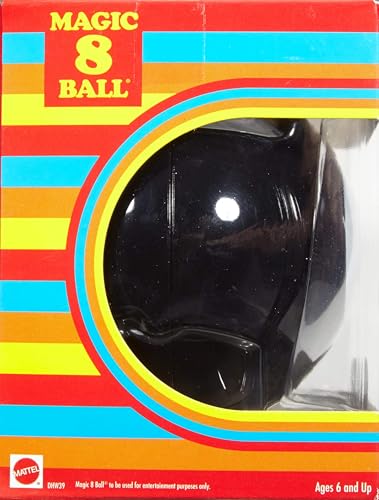 Mattel Games Magic 8 Ball Novelty Fortune-Telling Toy, Retro Look for Kids, Grown-Ups, Families, Parties & Travel ( Exclusive)