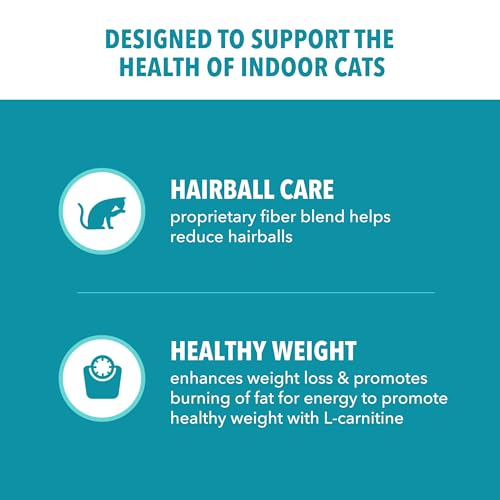 IAMS Proactive Health Dry Cat Food, Indoor Weight and Hairball Care Cat Food Dry Recipe, with Real Chicken in Every Bite, 7 lb. Bag