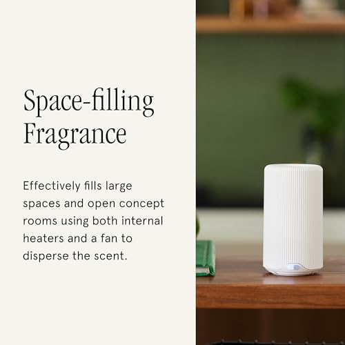 Pura Plus Smart Home Fragrance Diffuser for Large Spaces - Adjust Scent Intensity, Set Schedules, Timers & More in Pura App - Fragrances Sold Separately - White