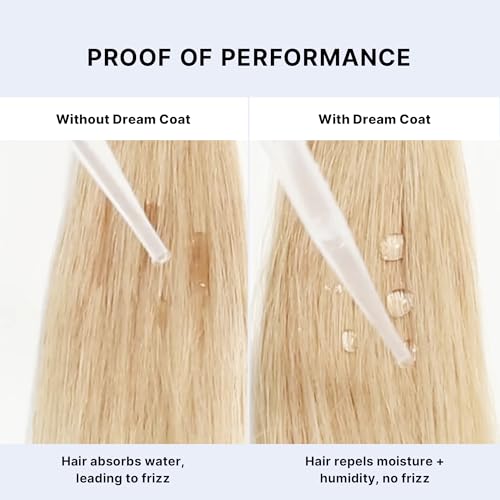 COLOR WOW Dream Coat Anti-Humidity Treatment Spray – Anti-Frizz Hair Smoothing Spray with Built-in Heat Protectant, Award-Winning Leave In Treatment for Glassy Smooth, Shiny Styles up to 3-4 Washes