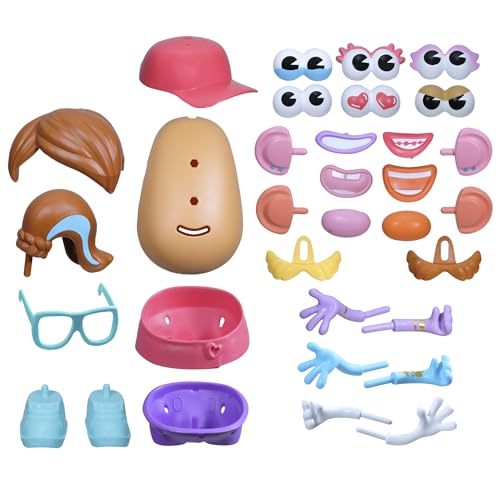 Potato Head Express Yourspud Playset with 1 Potato Body and 32 Accessories, Creative Toddler and Preschool Toys for Boys and Girls 2 Years and Up ( Exclusive)