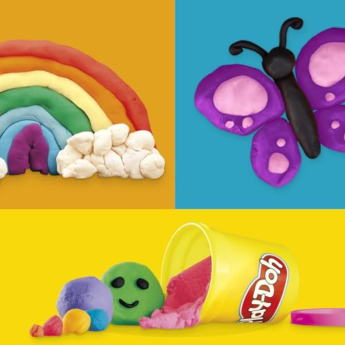 Play-Doh Modeling Compound 36-Pack Case of Colors, Non-Toxic, 3 Oz Cans of Assort. Colors, Back to School Classroom Supplies, Preschool Toys, Ages 2+ ( Exclusive)