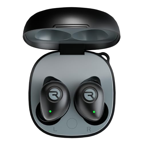 Raycon Fitness Bluetooth Wireless Earbuds + Microphone with Active Noise Canceling, Sweat & Water-Resistant Earphones, Running Headphones, Ear Buds Wireless Bluetooth 56 Hours Playtime (Black)