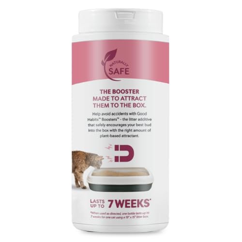 WORLD'S BEST CAT LITTER® Boosters™ Good Habits™ | Natural and Sustainable Cat Litter Additive | Attracts Your Cat to The Litter Box and Helps Avoid Accidents | Plant-Based Attractant | 18 oz Canister