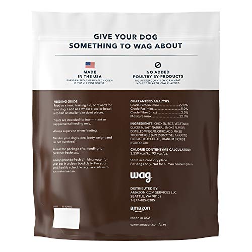 Brand - Wag Dog Treats, Chicken and Waffle Bites, 24 oz Resealable Pack of 1