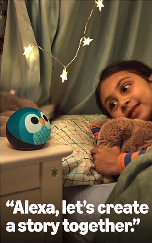 Echo Dot Kids (newest model) - Designed for kids, Designed for Alexa+, parental controls, Includes 1 Year of  Kids+, Stardust