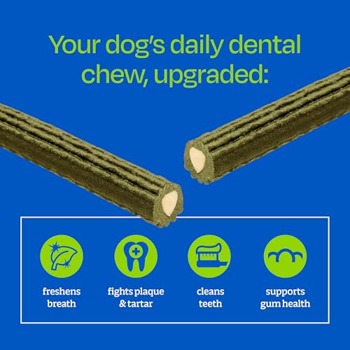 ARK NATURALS Brushless Toothpaste, Dog Dental Chews for Large Breeds, Freshens Breath, Helps Reduce Plaque & Tartar, 18oz, 1 Pack