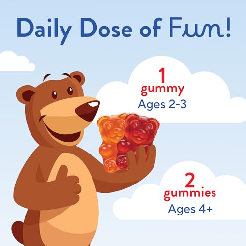 L'il Critters Gummy Vites Daily Kids Multivitamins Assorted Fruit Flavors for Ages 2+ Toddlers & Kids, Gummy Vitamin with Vitamin C and D, 95-190 Day Supply, 190 Gummies